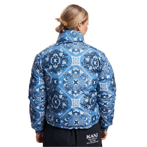 Karl Kani Γυναικείο μπουφάν Retro Paisley Reversible Block Puffer Jacket